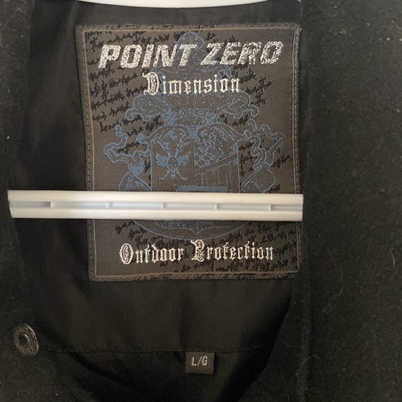 Point zero Mens pea coat size large - Picture 2 of 2